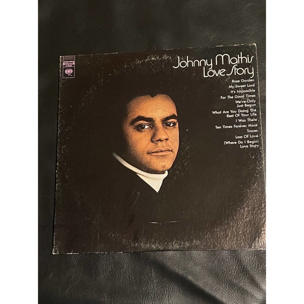 Johnny Mathis Love Story vinyl record C 30499 LP Columbia Records